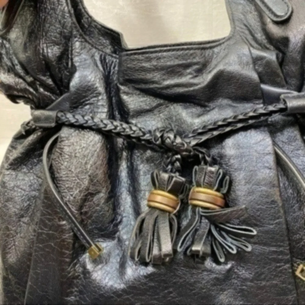 Elliott Lucca Sintra Soft Leather Large Tote Color Black